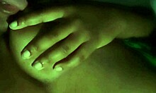 late night nipple licking feels so damn good on these ebony tits 😋👅