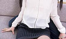 Japanese teen tricked into first blowjob after clit vibrator orgasms drip uncensored