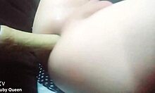 hot ladyboy ruby queen takes massive anal toy penetration