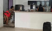 pervy stepdad sneaks anal fuck on stepdaughter near twin