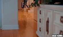 horny milf kenna james licks aidra fox's wet pussy in lingerie taboo session