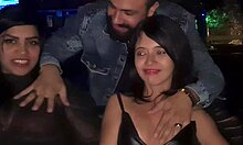 skinny teen grinds cock in swingers booth