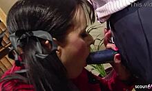 teacher, why seduce pigtail teen tanya cox for classroom fucking and cum?