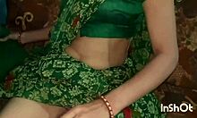 Indian girlfriend bounces hard on boyfriend's throbbing penis