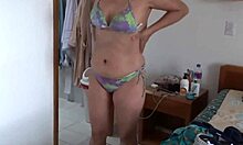 Beach wife bikini tease makes cocks throb hard