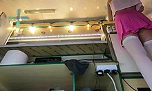 super hot 18 year old strips for cash sans panties