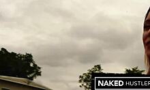 whoa, latina gf kicked outta car meets stranger n sucks his huge dick 😩🍆💦