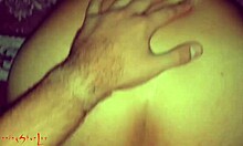 Brunette teen picked up fucked doggystyle cums on tits motel