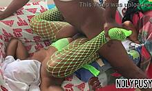 Young Passionate Couple Screams In Ecstasy Fucking Tight Pussy Missionary On Sofa