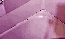 rubbing my huge cock in and out the shower feels so good.