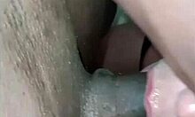 on knees tied up slut slurps interracial cock begging for rough doggy