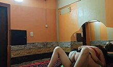 Best Mirror Angle Captures Her Passionate Latina Cowgirl Ride