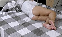 mature milf waits eagerly for her husband's friend to pound her big ass anally