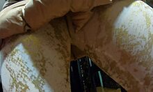 Yoga Pants Cameltoe Ignites Triple Cumshots On Puffy Downjackets