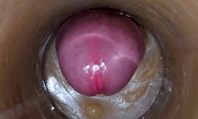 pre cum squirts in my pussy toy camera vagina closeup