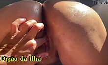 rabuda gabicarlos rides cock till she squirts on it teasingly