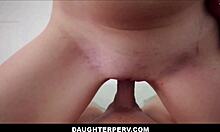 Tiny Blonde Stepdaughter Seduces Stepdad In Passionate POV
