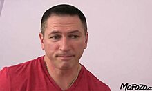 black haired amateur slurps deep for sloppy cum mouth finish