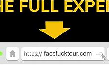 oh man yessica bunny gagging hard on that massive sugardaddy cock deepthroat style