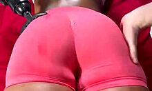 i couldn't resist lily starfire's huge tits after oiling her ebony curves during massage