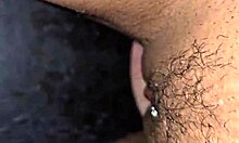 the guy at gloryhole couldn't make me cum so hubby licked my milf pussy