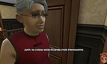 episode 1 old man hunts married woman in narrated visual novel rpg sims style
