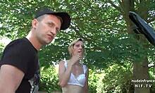 Horny French Mature Cougar In Lingerie Banged Outdoor By Repairman