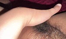 hey this horny indian aunt masturbates her hairy pussy loud