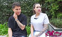 hey our cleaning lady fucked the whole college now craves pornstar fame