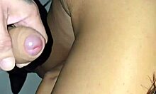 the guy at gloryhole couldn't make me cum so hubby licked my milf pussy