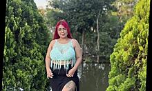 Colombian Teen's Massive Natural Tits And Huge Ass On Display