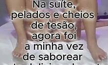 brazilian bride sneaks interracial cock ride post-wedding bliss