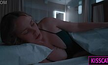 Horny Step Mom Shares Hotel Bed With Step Son All Night Long!