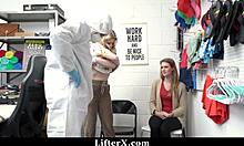 Officer in Suit Does Deep Cavity Search on Submissive Burglar Caught Stealing!