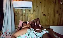 Woke up burning with desire and fucked huge black cock in hidden cabin. Felt every thick inch stretch my wet pussy wildly