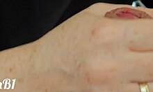 he explodes cumming as i tenderly lick and caress his throbbing cock with tongue