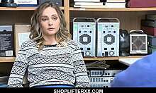 i can't believe how tight this cute blonde shoplifter feels tied up and pounded hard