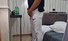 I'm squirting hard with loud moans fingering my ass and jerking fast