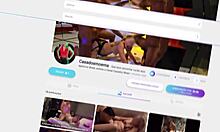 black bull fucks hot wife hard in shower cuckold waits outside