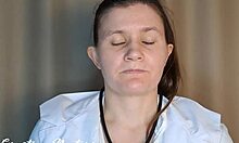 Toxic Russian Doctor Fails Domination! Patient Mouth-Fucks Her ASMR