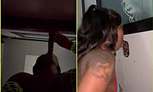 Sloppy Gloryhole Blowbang Swallows Stranger Cocks Deep