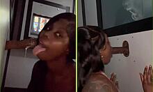 Sloppy Gloryhole Blowbang Swallows Stranger Cocks Deep