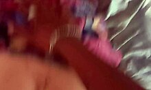 ripping off her dress to slam my cock bareback into her latina neighbor pussy