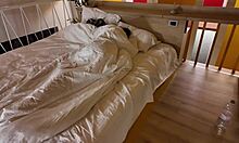 movie night with stepsis ends in deep creampie homemade dorm roommate fuck