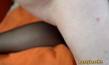 Kenneth rams his best friend's hot milf mom doggystyle in pantyhose