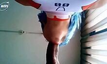 i love rei ayanami cosplay giving sloppy blowjob cum fills my tight bodysuit