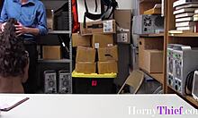 security guard bends horny thief jericha jem over office desk raw