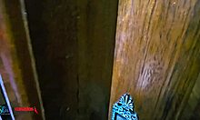 black bull fucks hot wife hard in shower cuckold waits outside