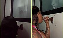 Sloppy Gloryhole Blowbang Swallows Stranger Cocks Deep