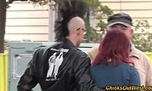 amateur aussie girlfriend sucks fat cock in stockings eagerly